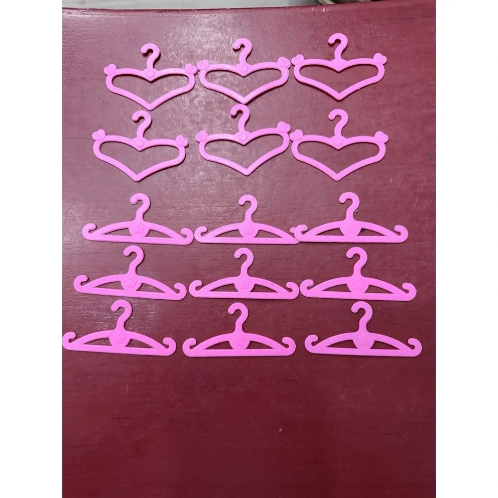 Barbie Hangers 15 Pink‎ Replacement Accessory Closet